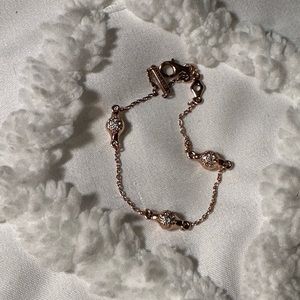 Rose gold Pandora bracelet